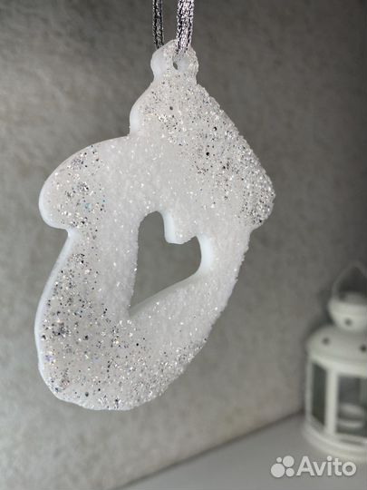 Новогодние игрушки из эпоксидной смолы