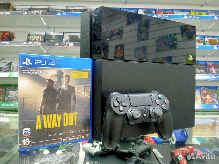 Sony PlayStation 4 + Игра A Way Out