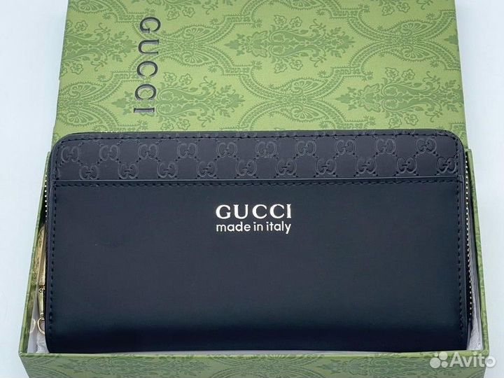 Кошелек мужской кожаный Gucci