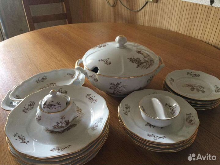 Сервиз столовый Янтарный берег. Чехия