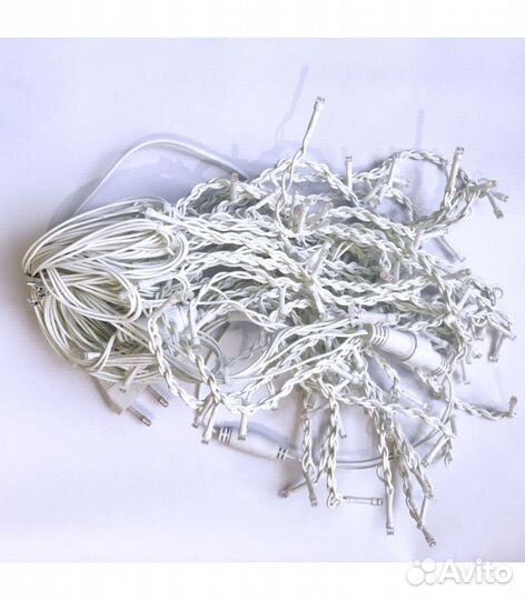 Гирлянда уличная бахрома, 6 на 0,6. Теплый+Хол