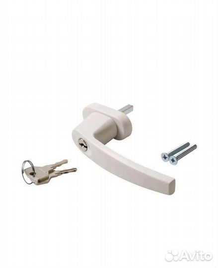 Ручки оконные с ключом и установкой
