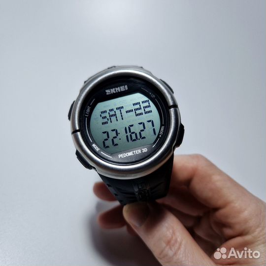 Спортивные часы Skmei Pedometer 3D с пульсометром