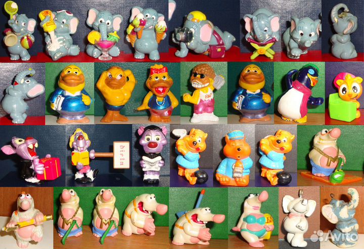 Фигурки из киндерсюрпризов и ландринов