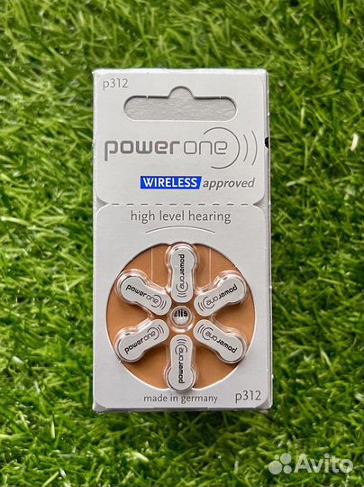 Элементы питания PowerOne № 312,слуховых аппаратов
