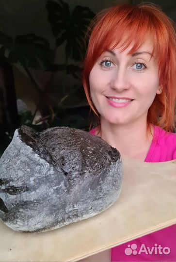 Чёрный хлеб тартин на живой закваске