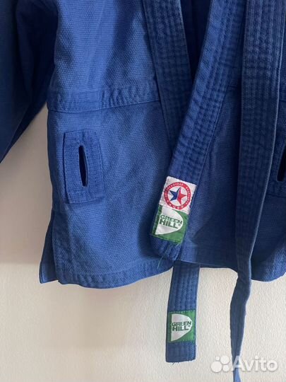 Самбовка куртка+шорты Green Hill 32-34