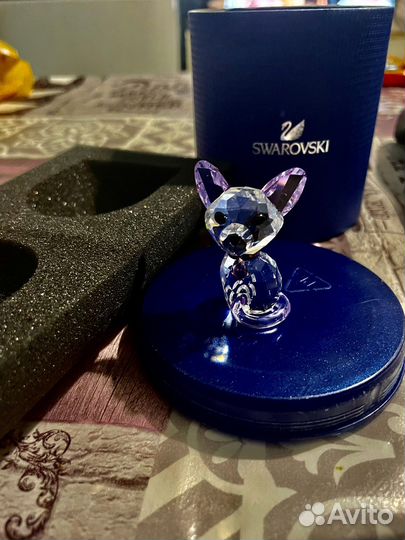 Продаю фигурку кошки из кристалла Сваровски