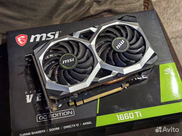 MSi GeForce GTX 1660 Ti ventus XS 6G OC