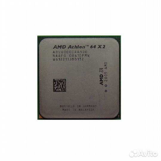 Сокет Am2 AMD Athlon 64 X2 6000+ - ADV6000IAA5DO