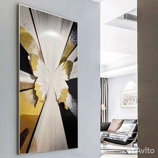 Картина с 3D эффектом Картина абстракция бабочка