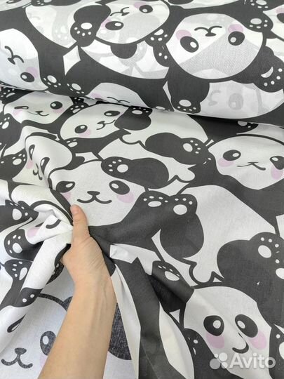 Ткань поплин на постель ширина 150см