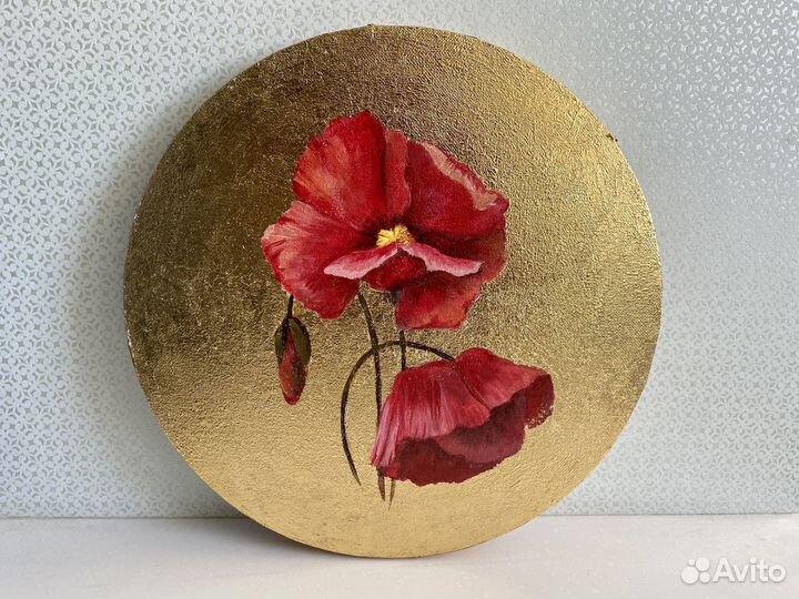 Интерьерная картина Маки и поталь