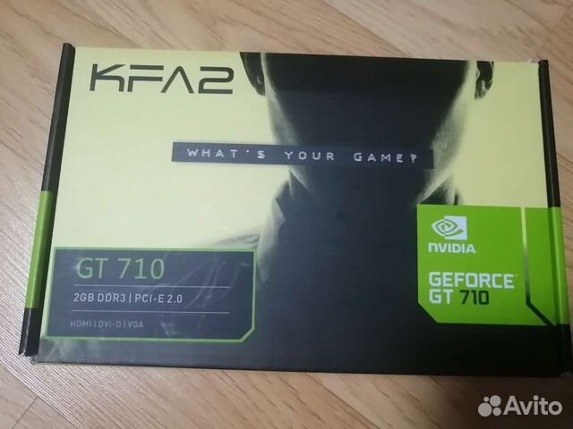 Видеокарта GT 710 2Gb бесшумная