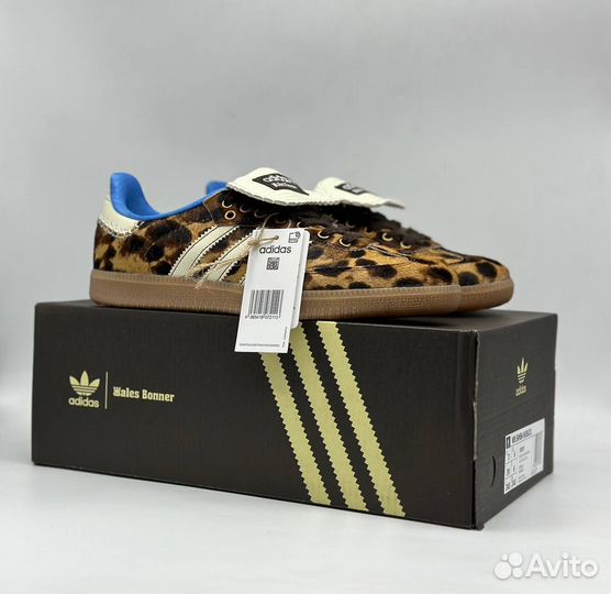 Кроссовки Adidas Samba Wales Bonner Leopard