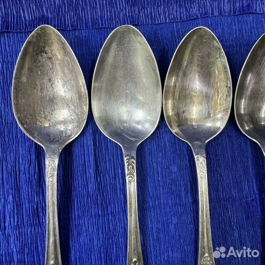 Столовые ложки мельхиор Кольчугино мнц набор 6 шт