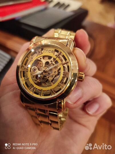 Часы новые. механика mce. скелетоны