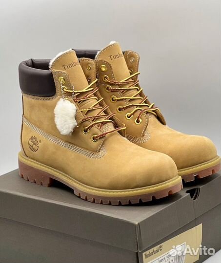 Теплые Timberland с мехом