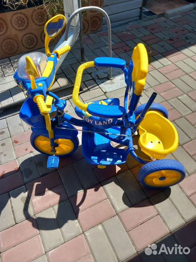 Прогулочная коляска-велосипед