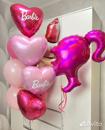 Гелиевые шары Барби