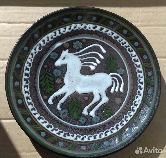 Редкая декоративная тарелка (лксф), времен СССР