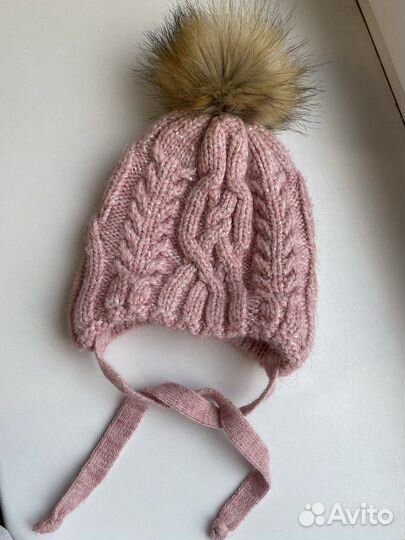 Шапка зимняя для девочки 46 48