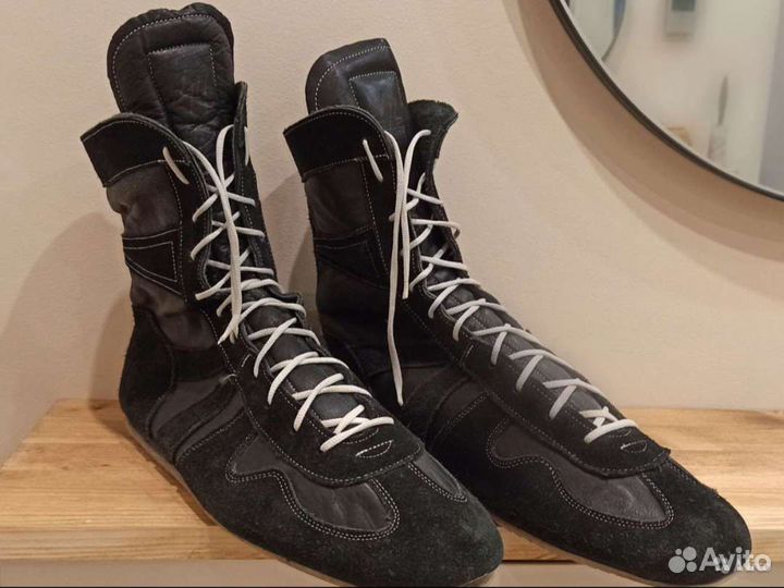 Борцовки замшевые р.43