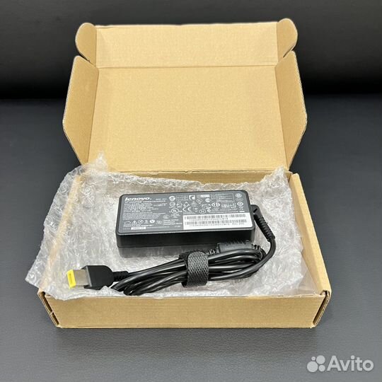 Блок питания Lenovo 20v-3.25а / 65w прямоугольный