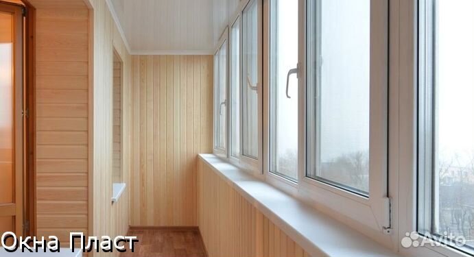 Отделка балкона