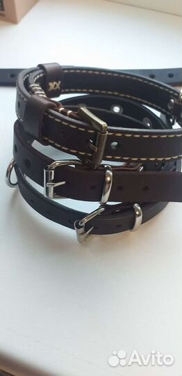 Ошейник для собак ручной работы. Натуральная кожа