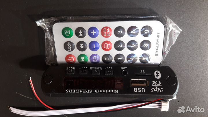 Bluetooth модуль с MP3, FM и USB. аux