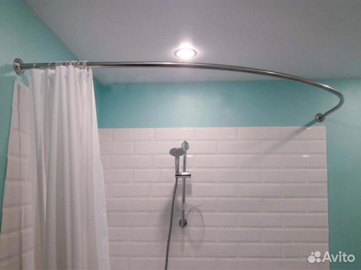 Карниз для ванной Угловой Асимметричный