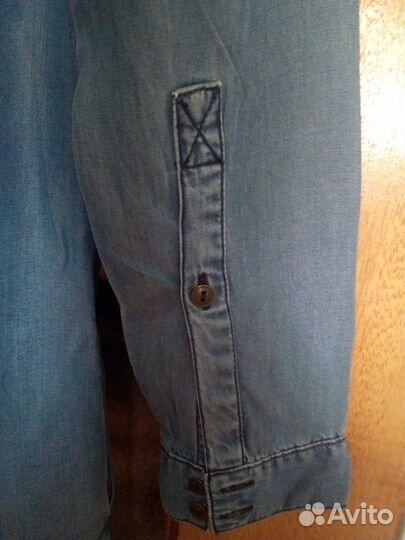 Новая туника рубашка Zara XS джинсовая блузка Зара