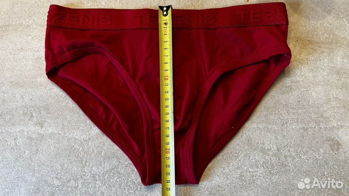 Трусы красные мужские Tezenis плавки брифы
