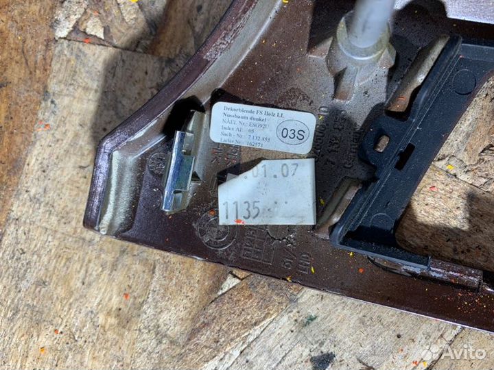 Декоративная накладка салона Bmw 3 E90 седан