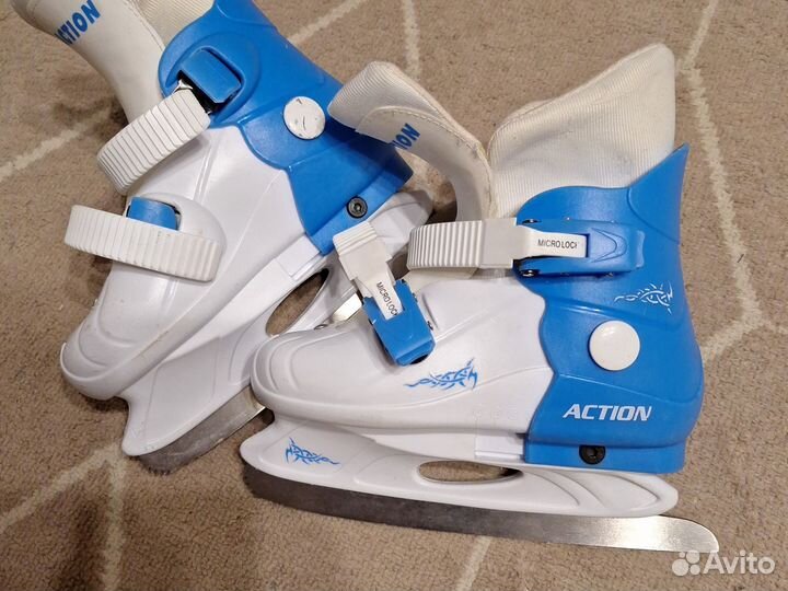 Коньки детские раздвижные 29-32