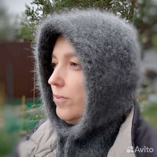 Капор-капюшон из пуха норки