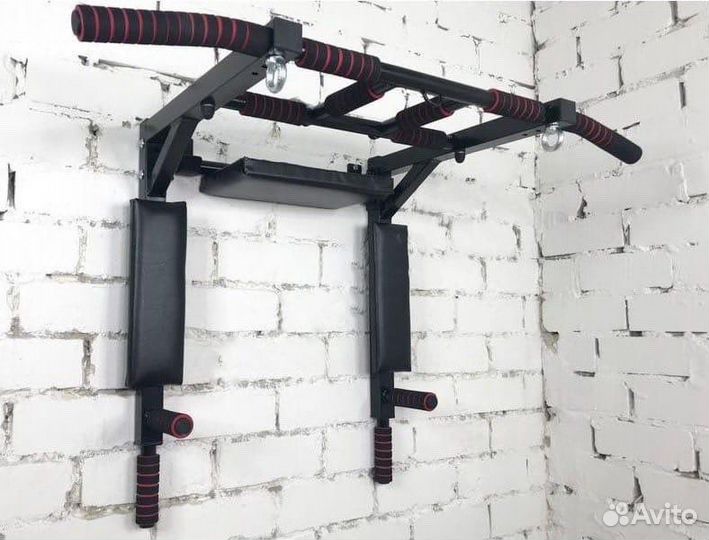 Турник 4в1 (40х40) усиленный чёрный