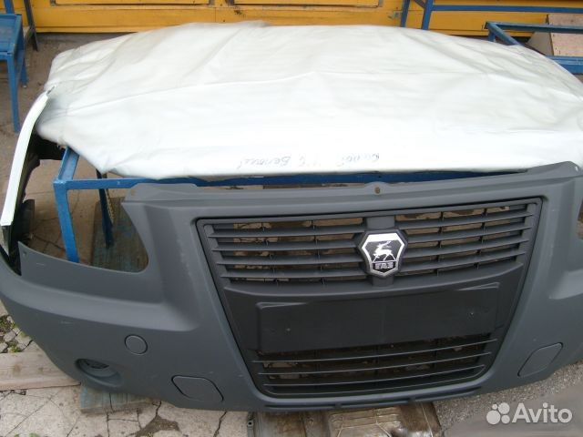 Бампер газель Бизнес голый без решетки