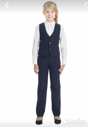 Брюки новые школьные для девочки 158 см