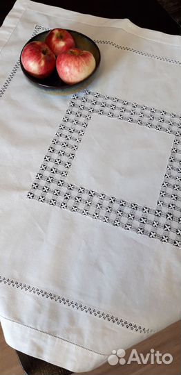 Скатерть винтаж вышивка