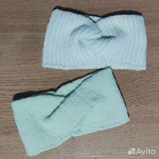 Вязанная повязка на голову