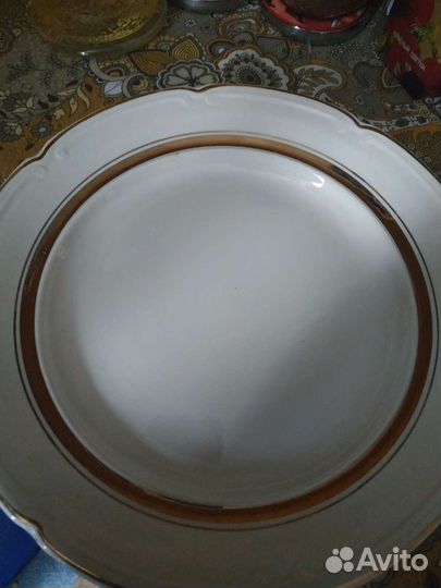 Блюдо фарфор зик Конаково