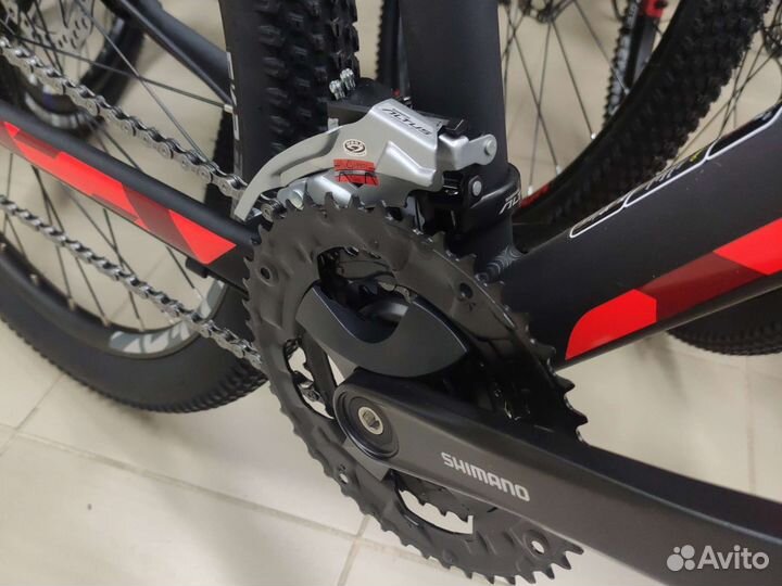 Велосипед 27.5 Trinx X1 elite черный мат/белый/кр