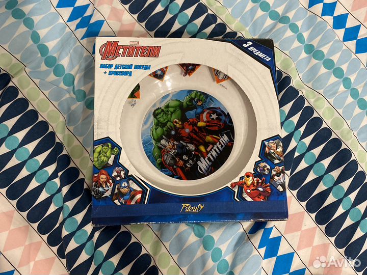 Набор детской посуды «marvel, Мстители»