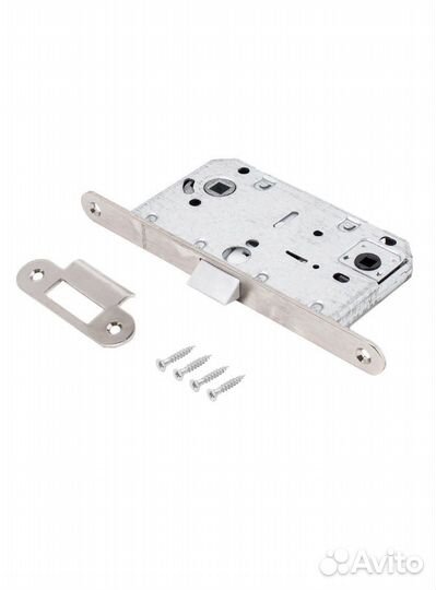 Защелка дверная врезная универсальная с фиксатором