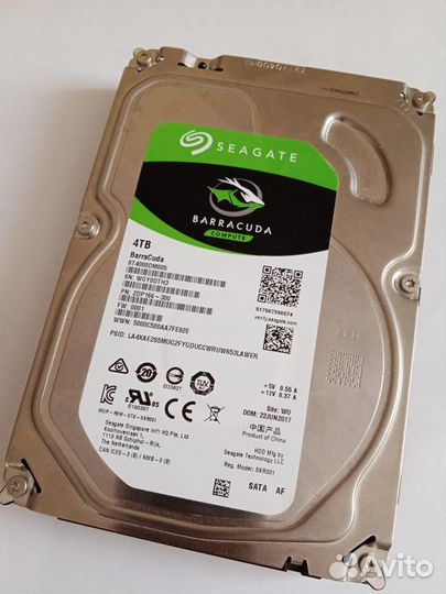Жесткий диск Seagate Barracuda 4 тб st4000dm005