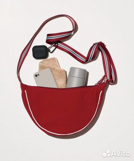 Uniqlo Round mini shoulder bag line сумка