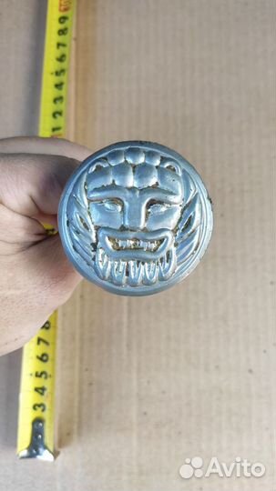 Ручки дверные металлические никелированные СССР