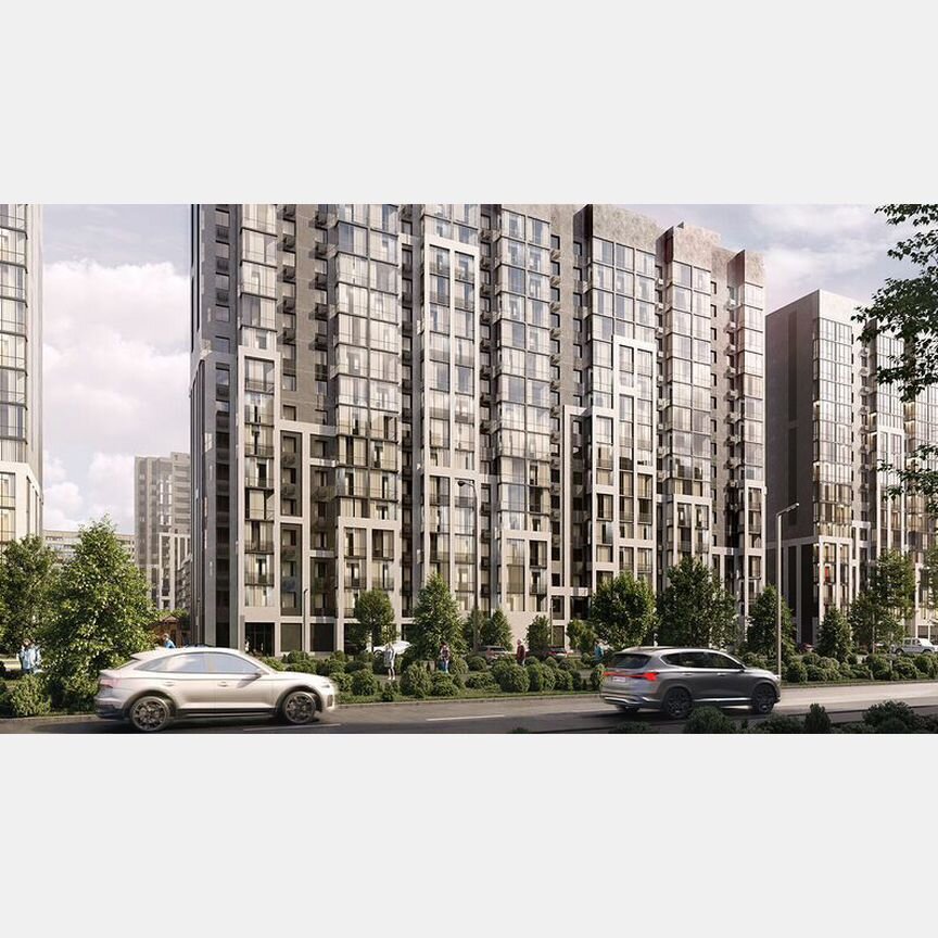 3-к. квартира, 76,7 м², 4/15 эт.